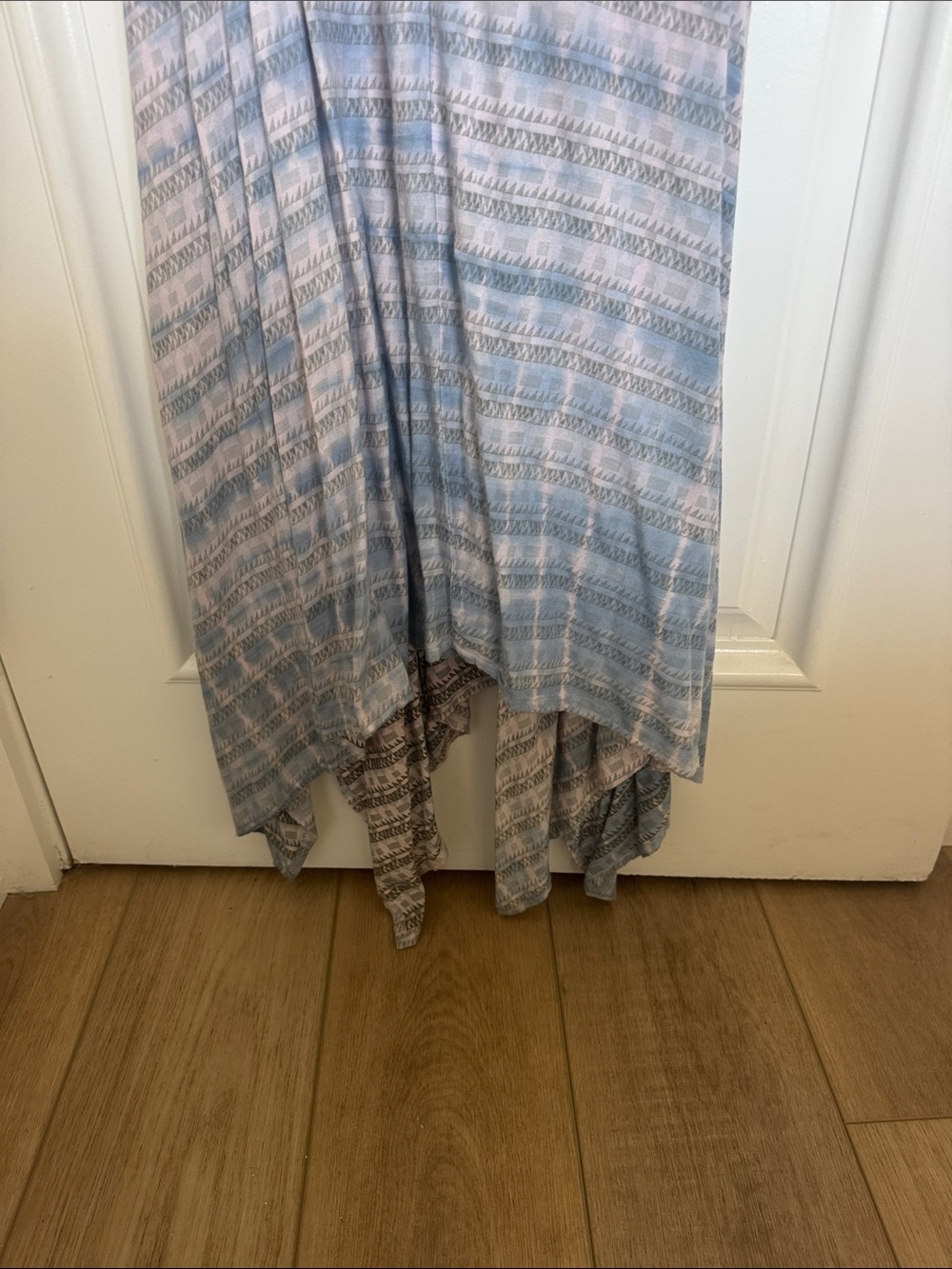 Billabong Blue and Cream Striped Lightweight Maxi Slip Dress - Picture 3 of 6